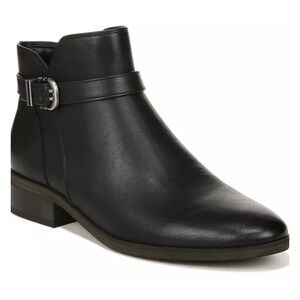 SOUL Naturalizer Rosaline Black‎ Ankle Boots Faux Leather Women's Size 6M NEW